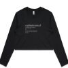 AS Colour Long Sleeve Crop Thumbnail